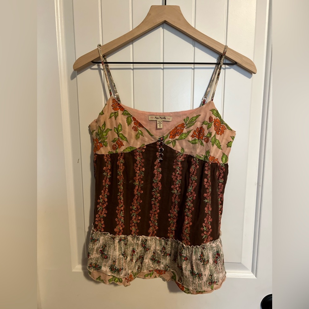 Free people Floral Camisole size 6 vintage